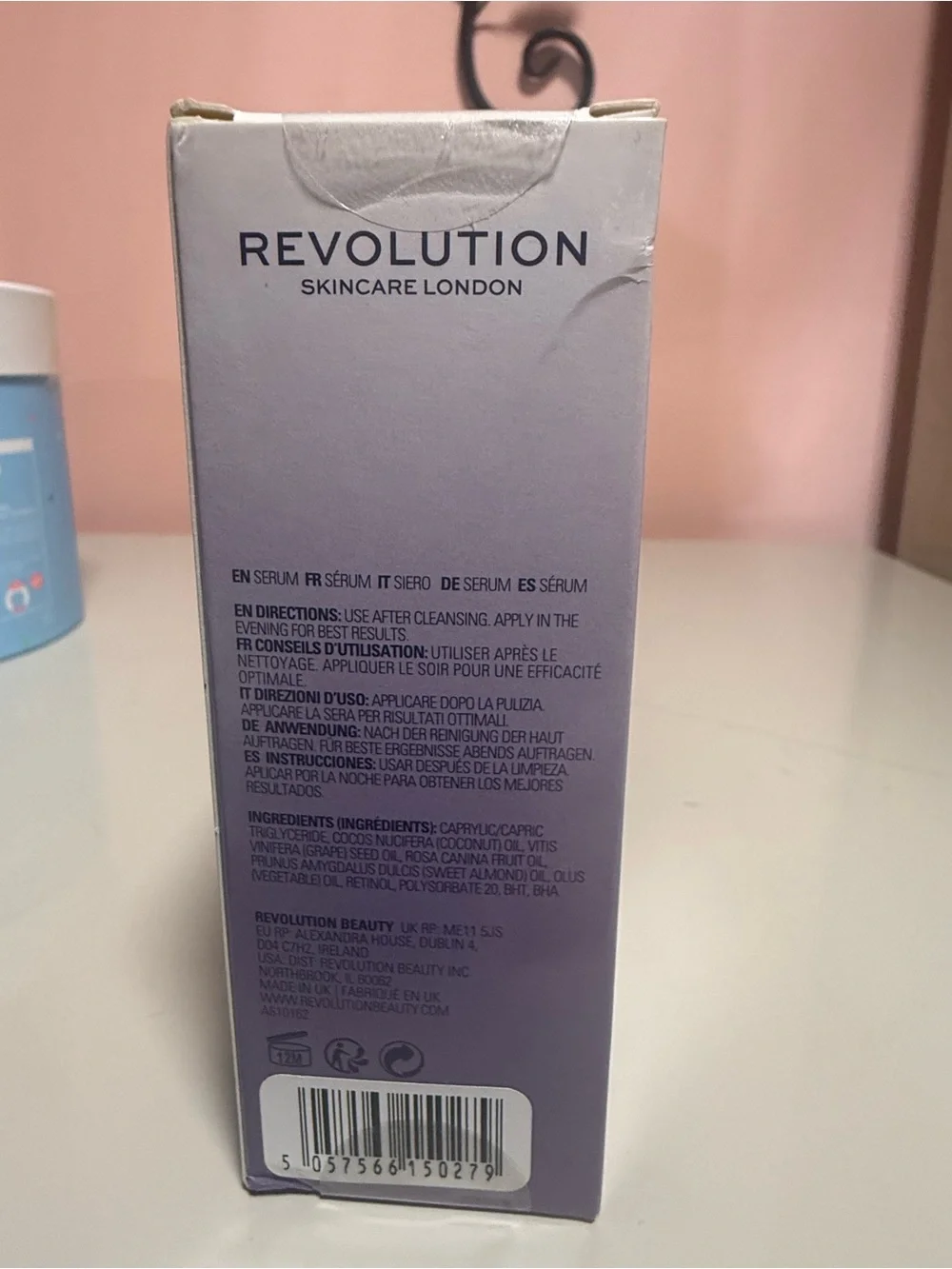 Revolution Skincare London Retinol Intense 0.5% Face Serum 30 mL / 1.01 fl oz